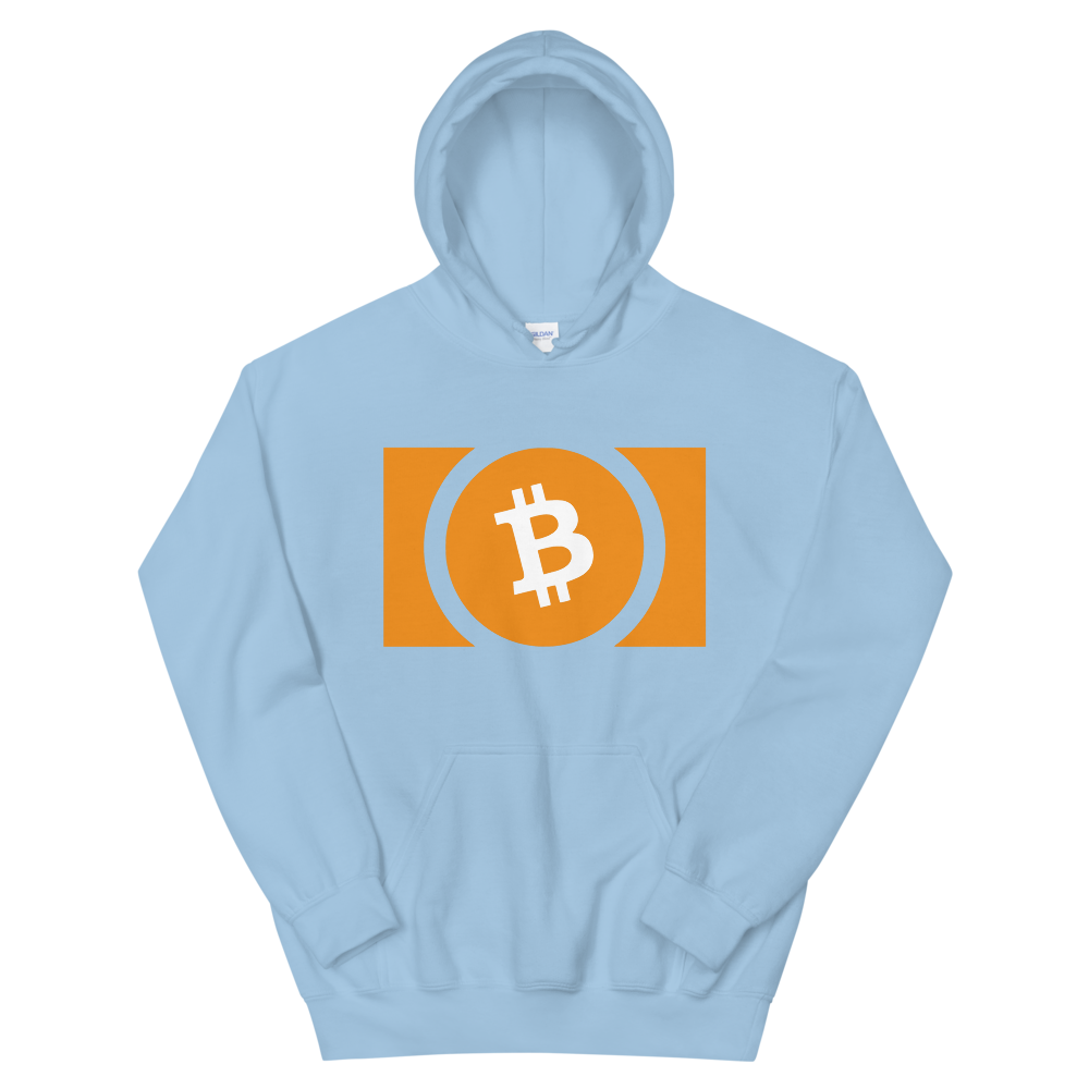 Bitcoin Cash Hooded Sweatshirt  zeroconfs Light Blue S 