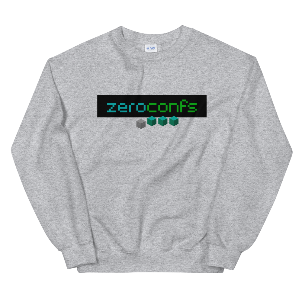 Zeroconfs.com Sweatshirt  zeroconfs Sport Grey S 
