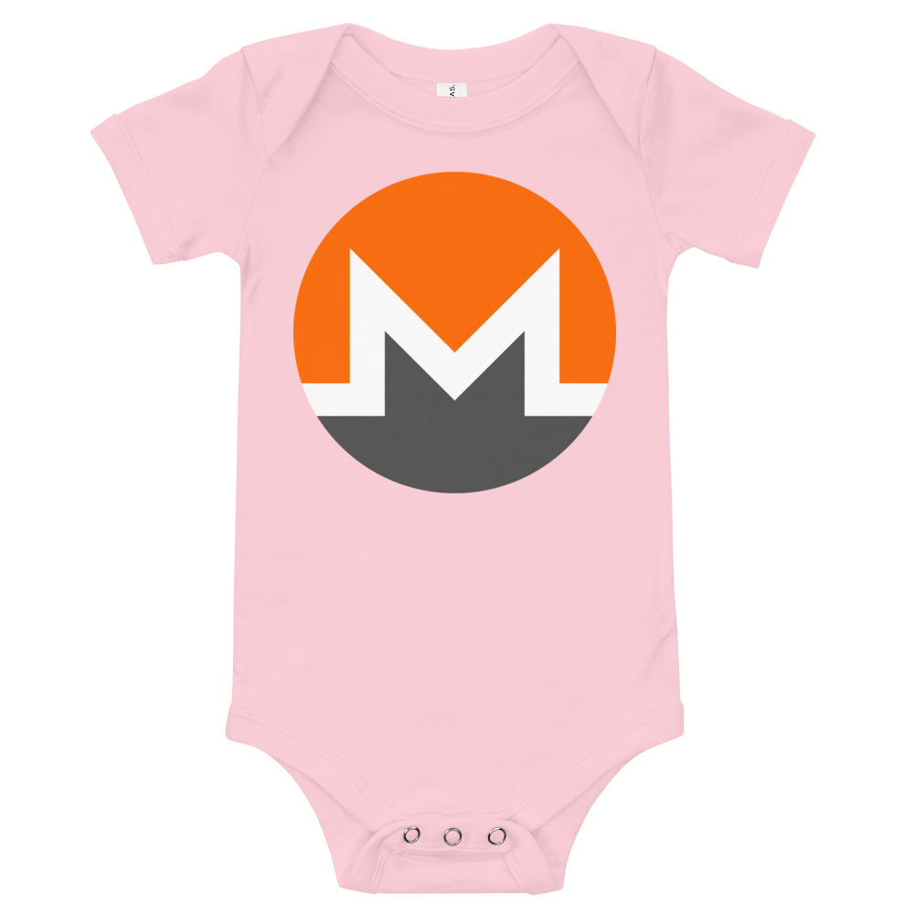 Monero Baby Bodysuit  zeroconfs Pink 3-6m 