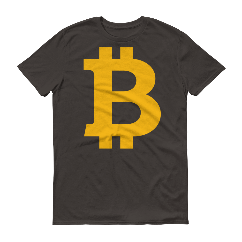 Bitcoin B Short-Sleeve T-Shirt  zeroconfs Smoke S 
