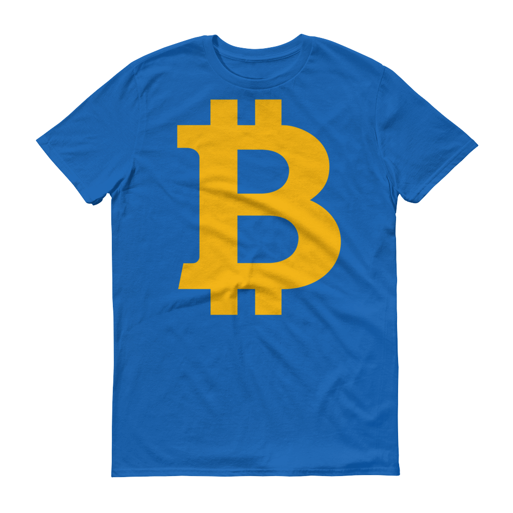 Bitcoin B Short-Sleeve T-Shirt  zeroconfs Royal Blue S 