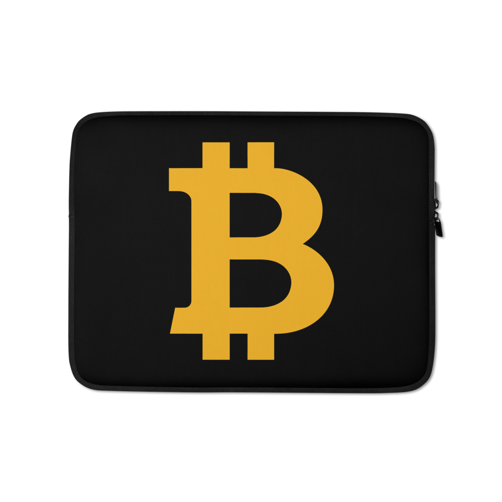 Bitcoin B Laptop Sleeve  zeroconfs 13 in  