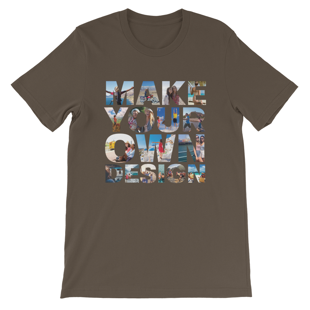 Make Your Own Design Customizable Short-Sleeve T-Shirt  zeroconfs Army S 