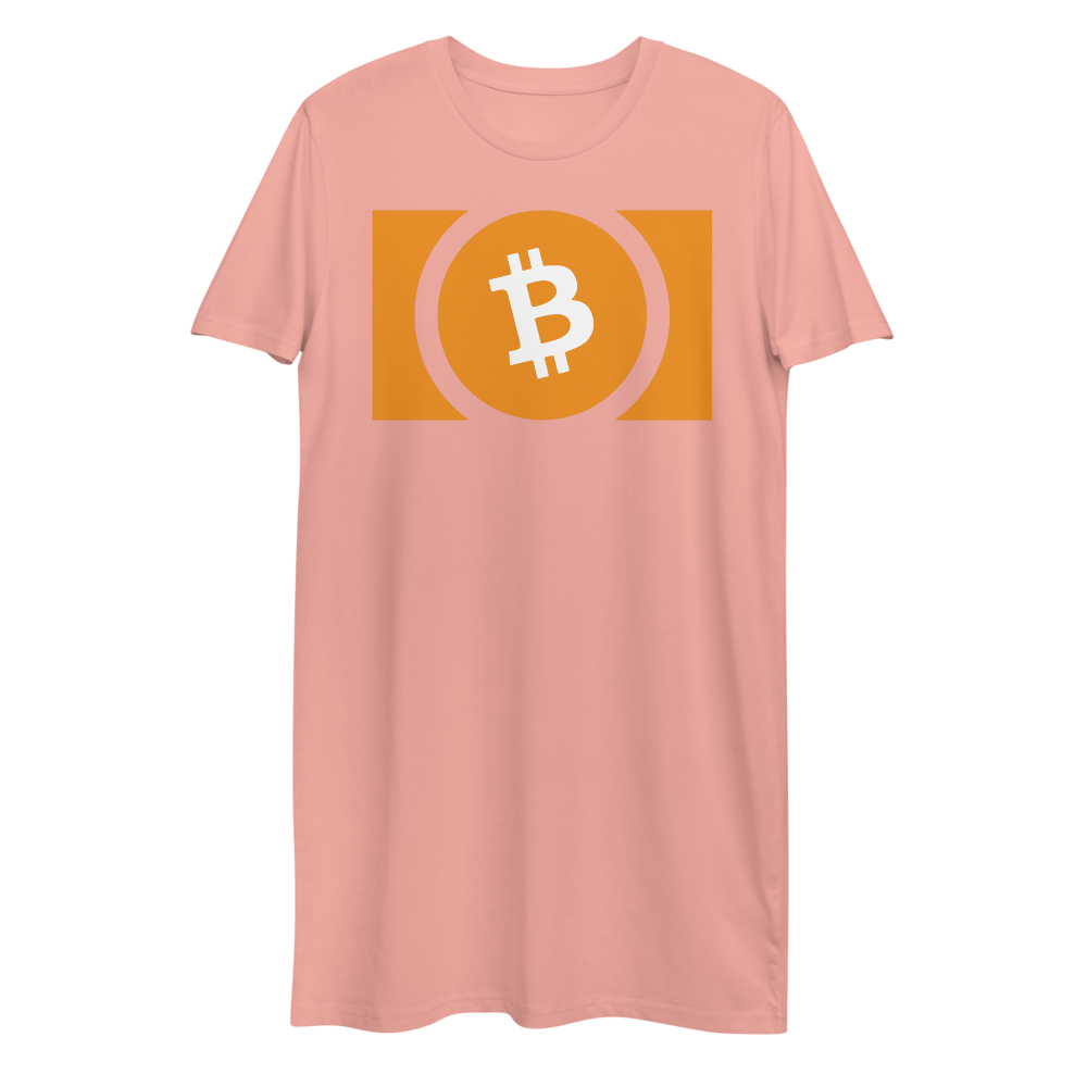 Bitcoin Cash Premium T-Shirt Dress  zeroconfs Canyon Pink XS 