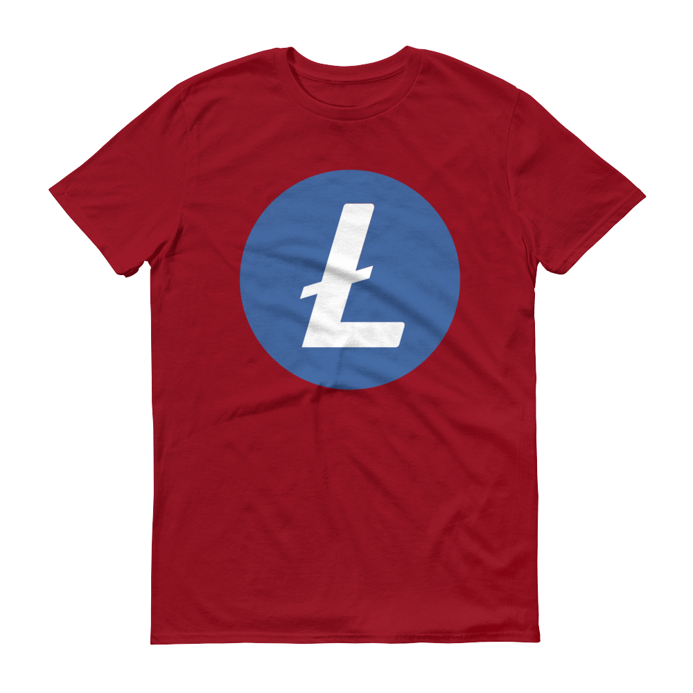 Litecoin Short-Sleeve T-Shirt  zeroconfs Independence Red S 
