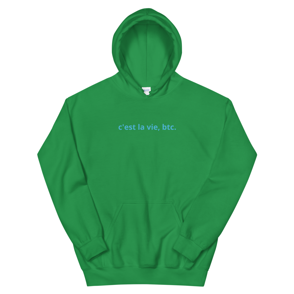 Such Is Life, Bitcoin Hooded Sweatshirt  zeroconfs Irish Green S 