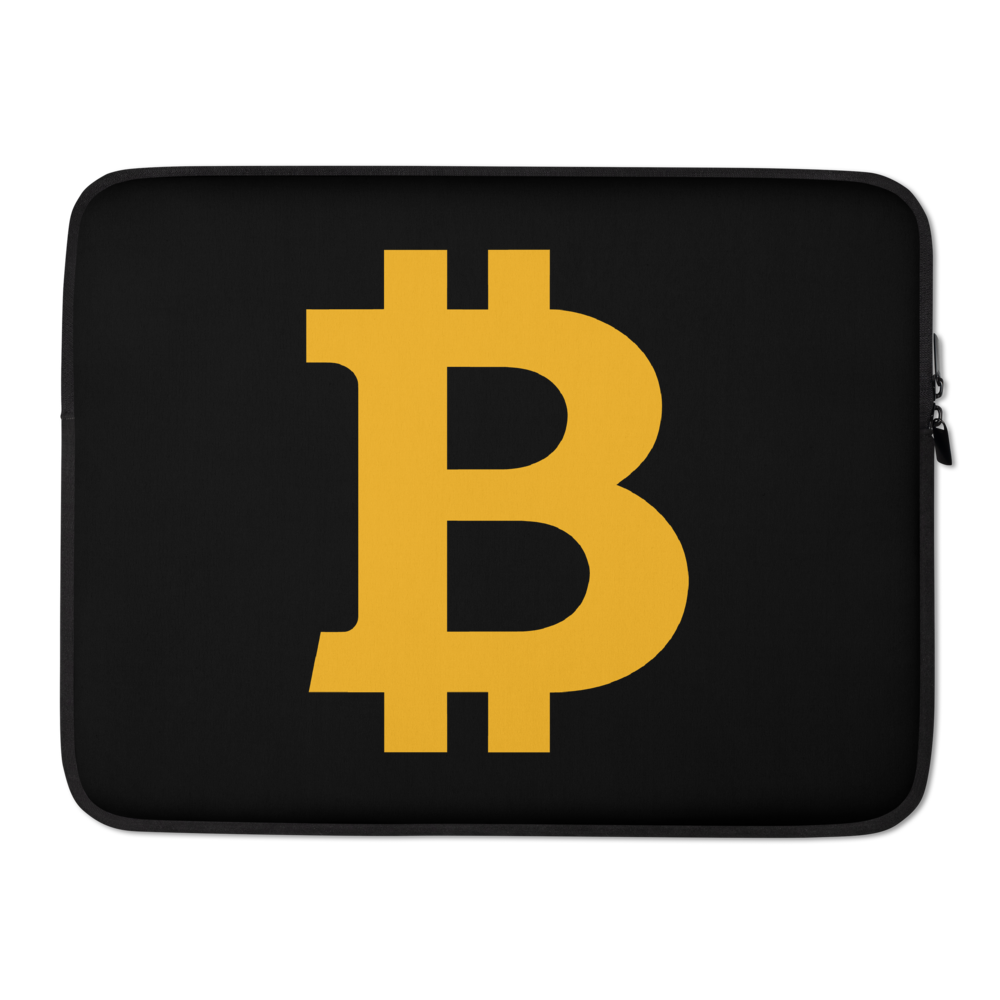 Bitcoin B Laptop Sleeve  zeroconfs 15 in  