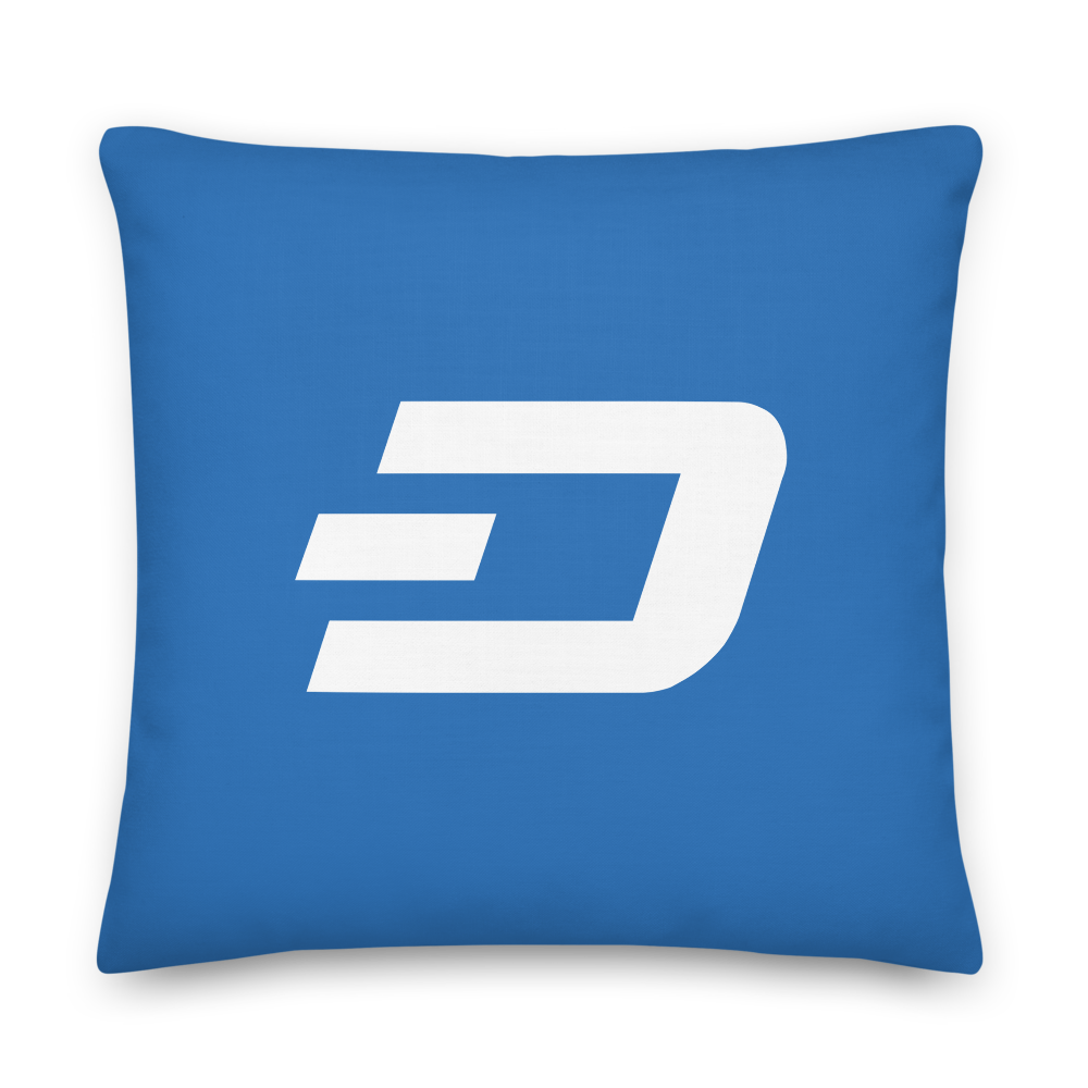 Dash Premium Pillow  zeroconfs 22×22  