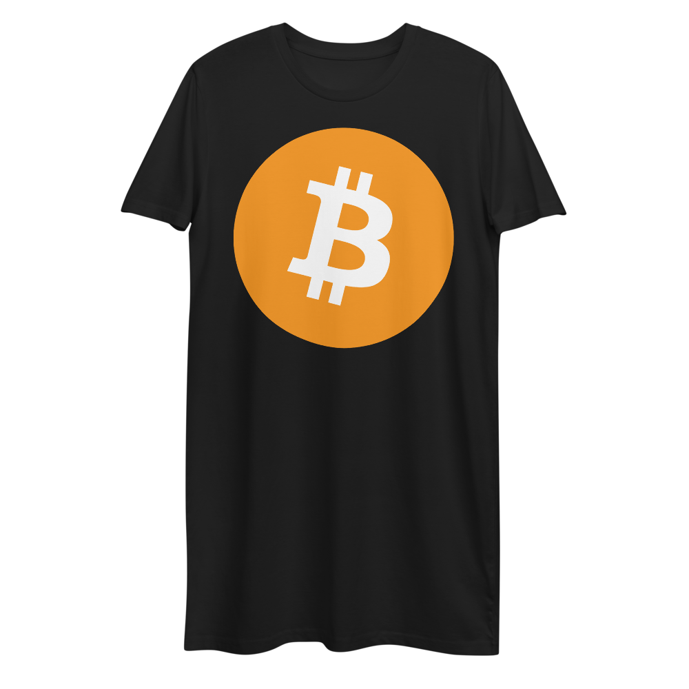 Bitcoin Core Premium T-Shirt Dress  zeroconfs Black XS 