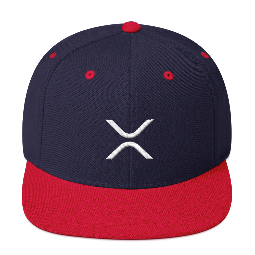 Ripple Snapback Hat  zeroconfs Navy/ Red  