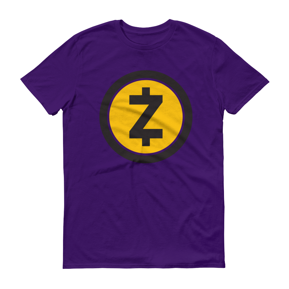 Zcash Short-Sleeve T-Shirt  zeroconfs Purple S 