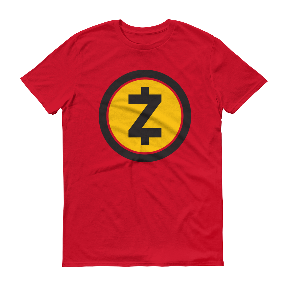 Zcash Short-Sleeve T-Shirt  zeroconfs Red S 