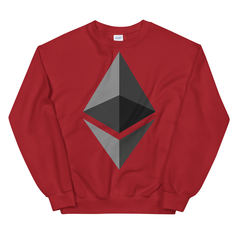 Ethereum Women's Sweatshirt  zeroconfs Red S 