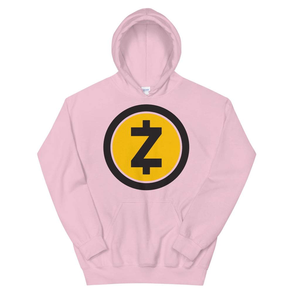 Zcash Hooded Sweatshirt  zeroconfs Light Pink S 