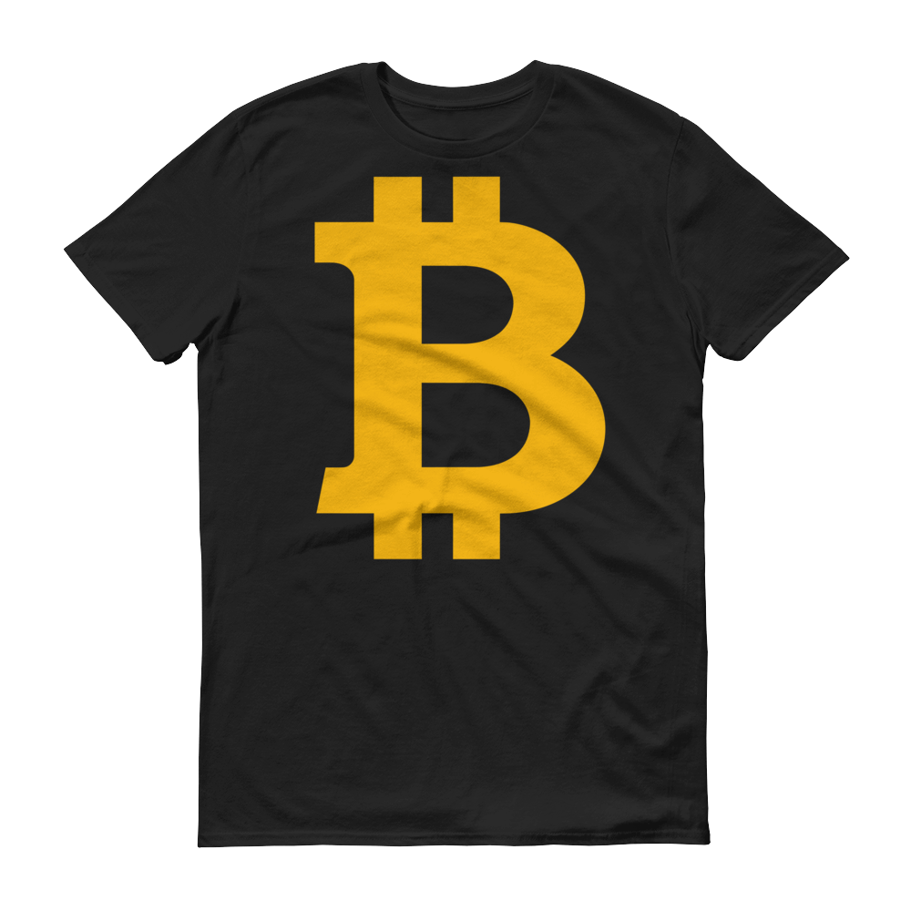 Bitcoin B Short-Sleeve T-Shirt  zeroconfs Black S 