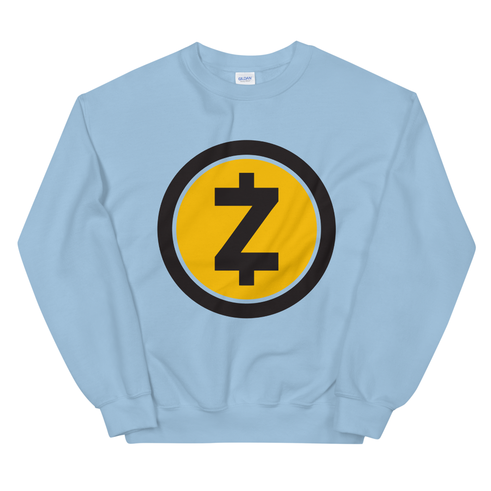 Zcash Sweatshirt  zeroconfs Light Blue S 