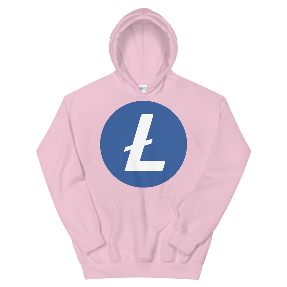 Litecoin Hooded Sweatshirt  zeroconfs Light Pink S 