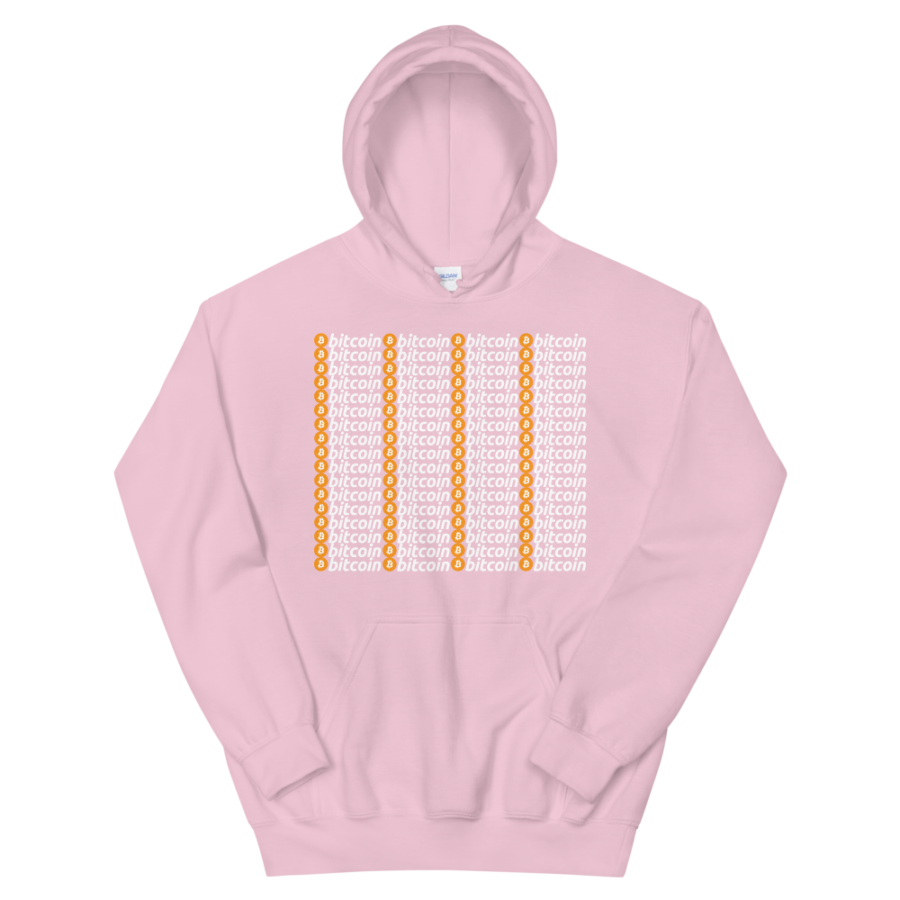 Bitcoins Women's Hooded Sweatshirt  zeroconfs Light Pink S 