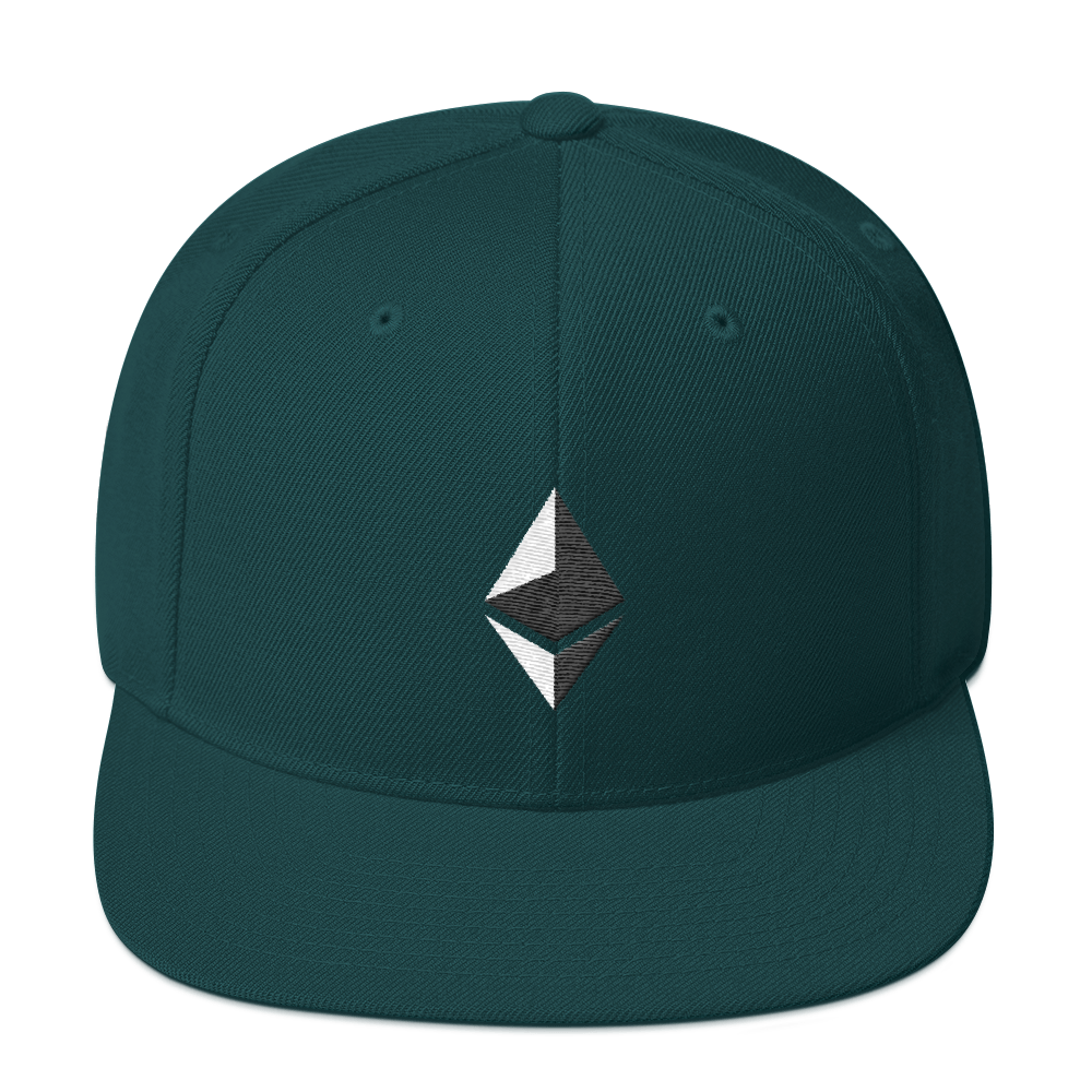Ethereum Snapback Hat  zeroconfs Spruce  