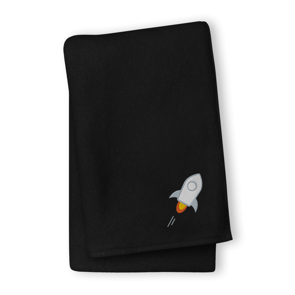 Stellar Premium Embroidered Towel  zeroconfs Black GIANT Towel 
