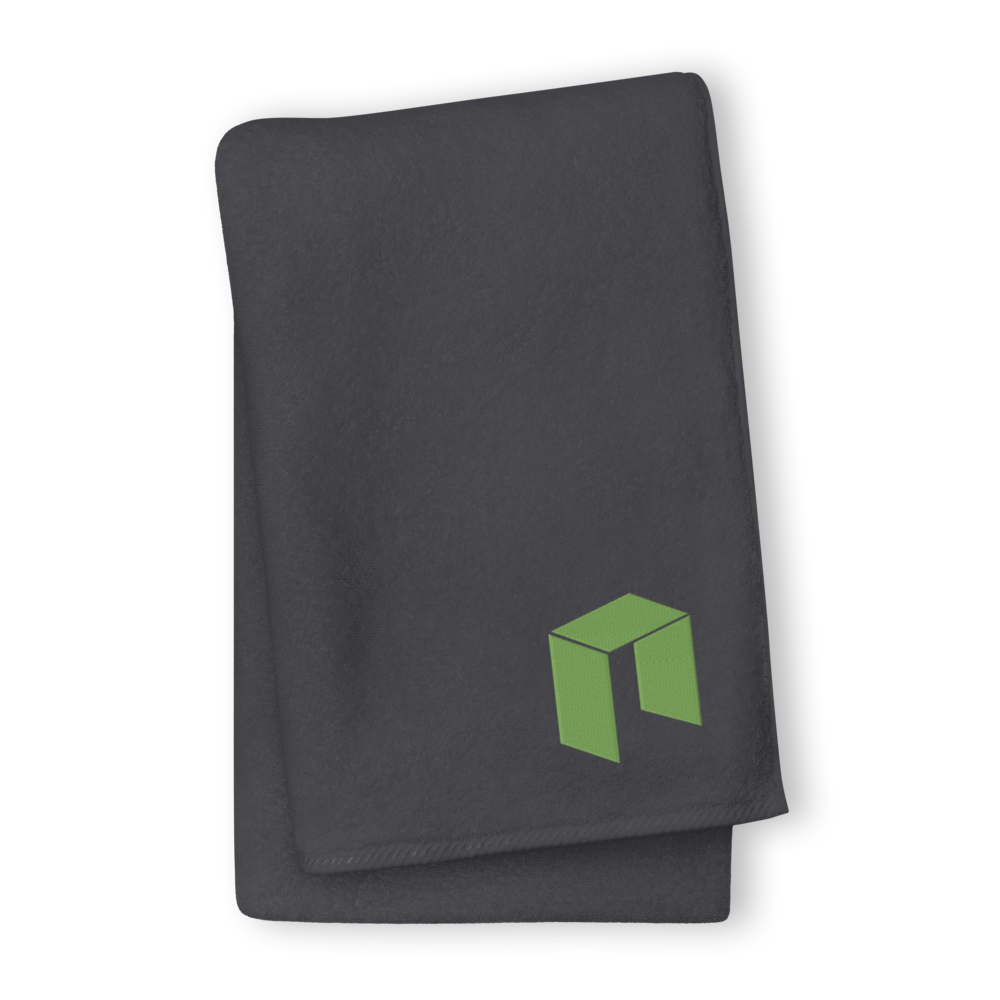 NEO Premium Embroidered Towel  zeroconfs Graphite GIANT Towel 
