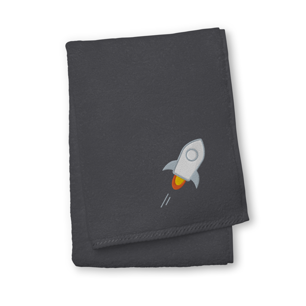 Stellar Premium Embroidered Towel  zeroconfs Graphite Hand Towel 