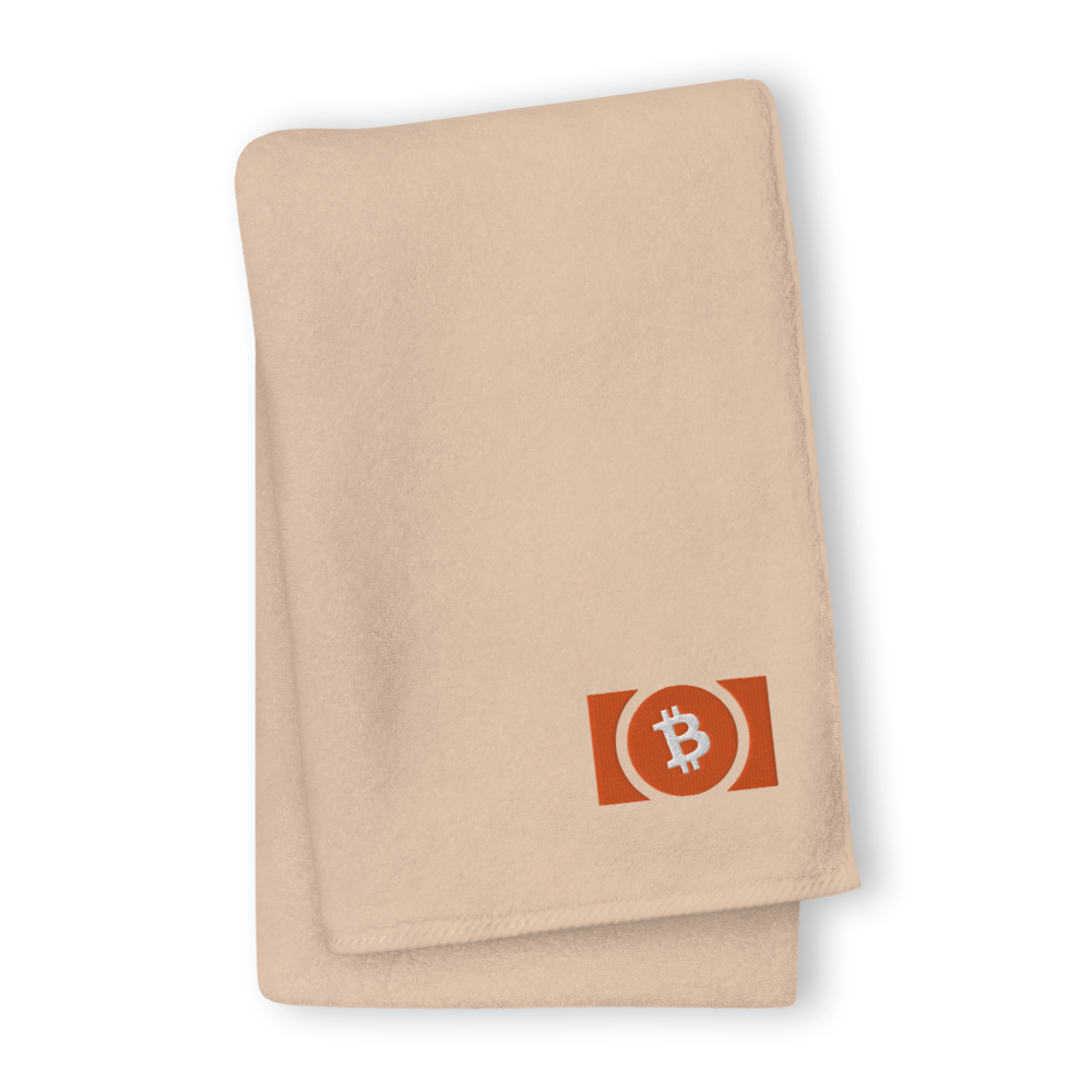 Bitcoin Cash Premium Embroidered Towel  zeroconfs Sand GIANT Towel 