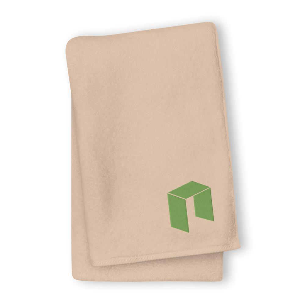 NEO Premium Embroidered Towel  zeroconfs Sand GIANT Towel 