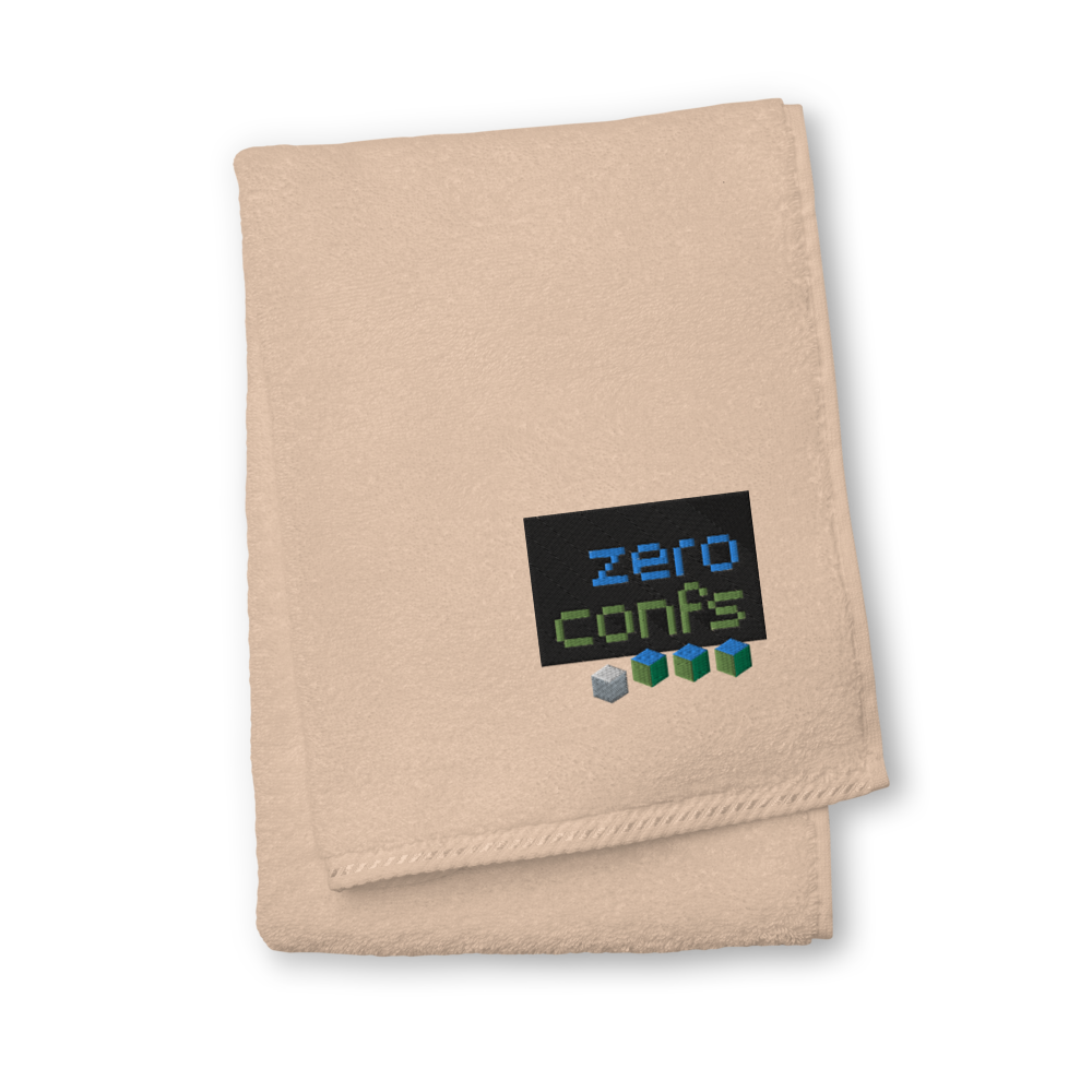 Zeroconfs.com Premium Embroidered Towel  zeroconfs Sand Hand Towel 
