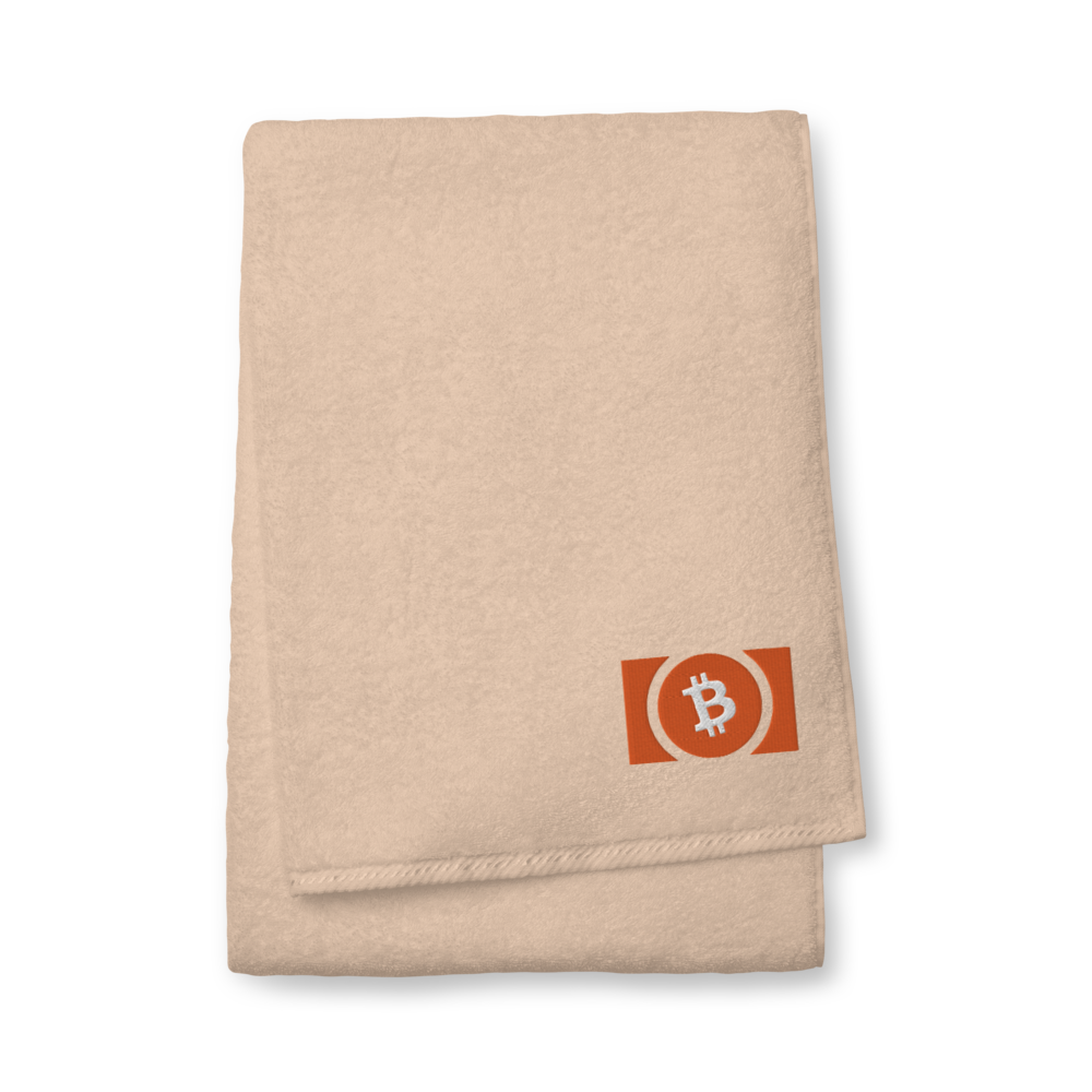 Bitcoin Cash Premium Embroidered Towel  zeroconfs Sand Bath Towel 