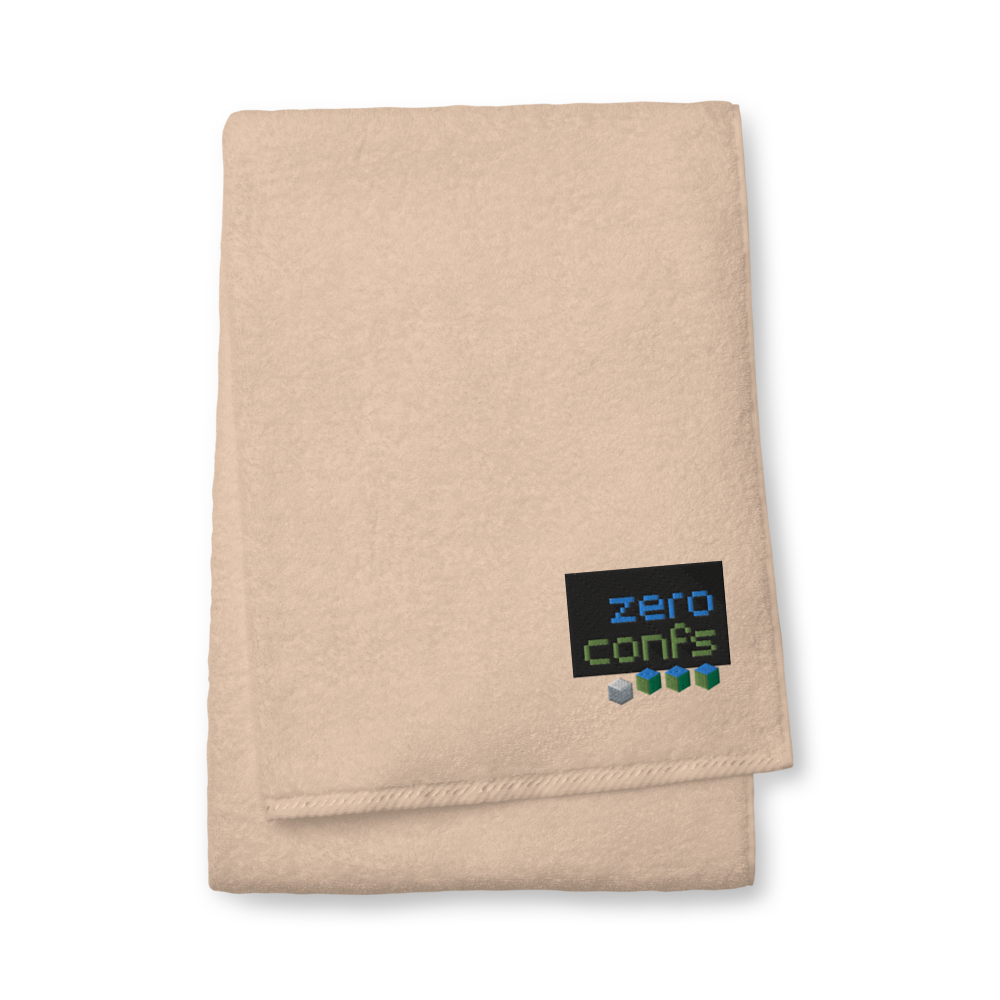 Zeroconfs.com Premium Embroidered Towel  zeroconfs Sand Bath Towel 