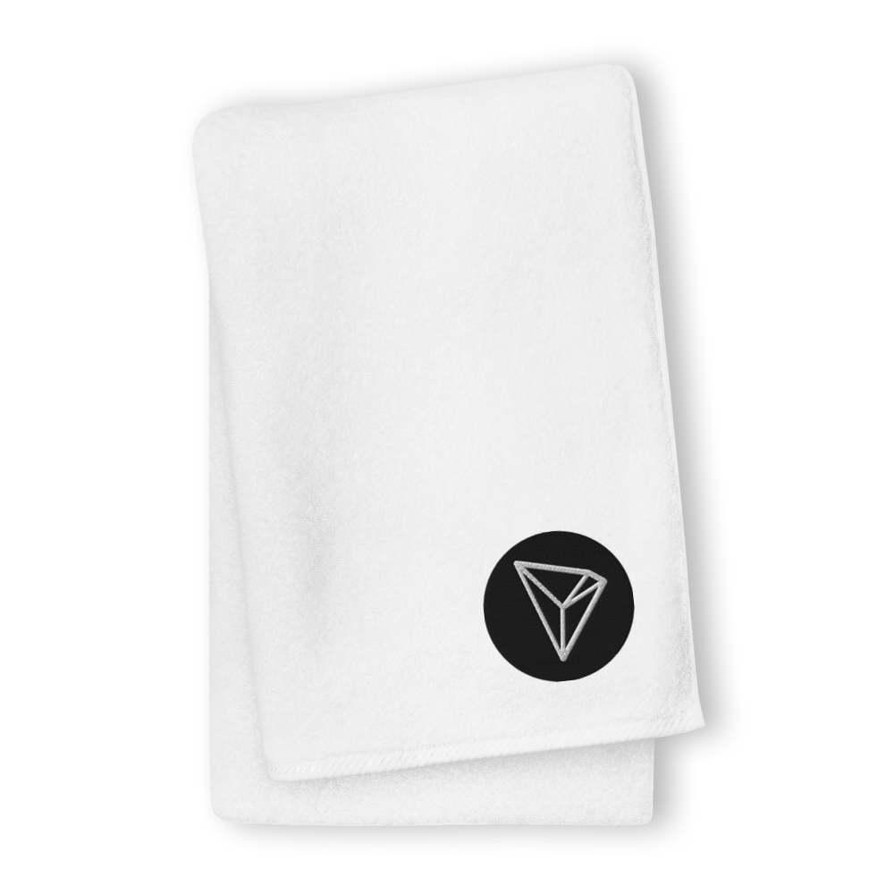 Tron Premium Embroidered Towel  zeroconfs White GIANT Towel 