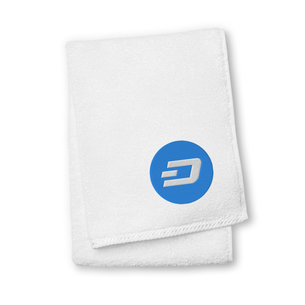 Dash Premium Embroidered Towel  zeroconfs White Hand Towel 