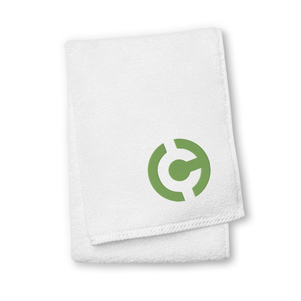 HandCash Official Premium Embroidered Towel  HandCash White Hand Towel 