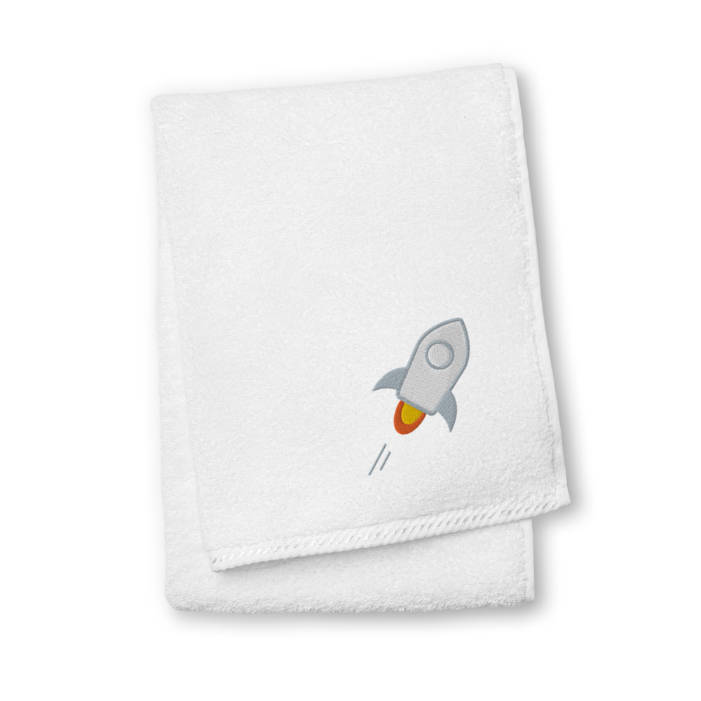 Stellar Premium Embroidered Towel  zeroconfs White Hand Towel 