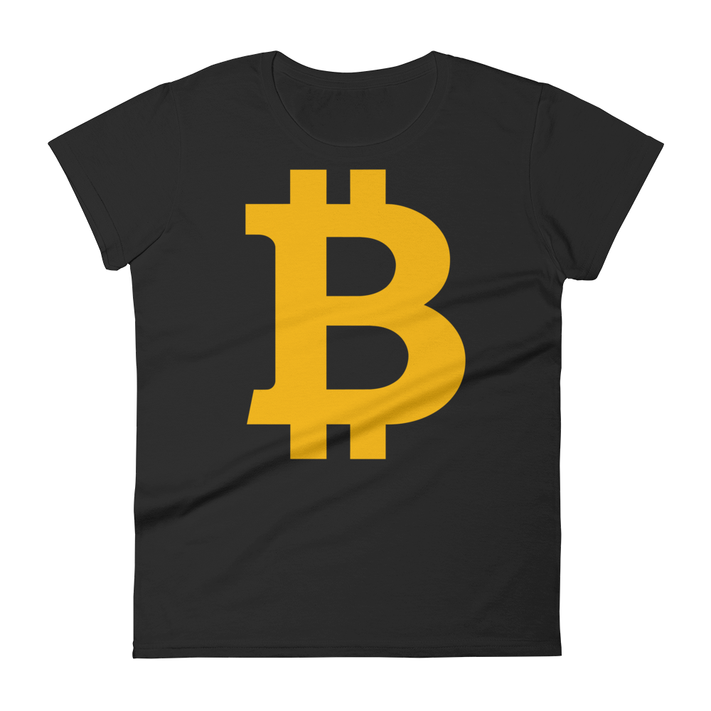 Bitcoin B Women's T-Shirt  zeroconfs Black S 