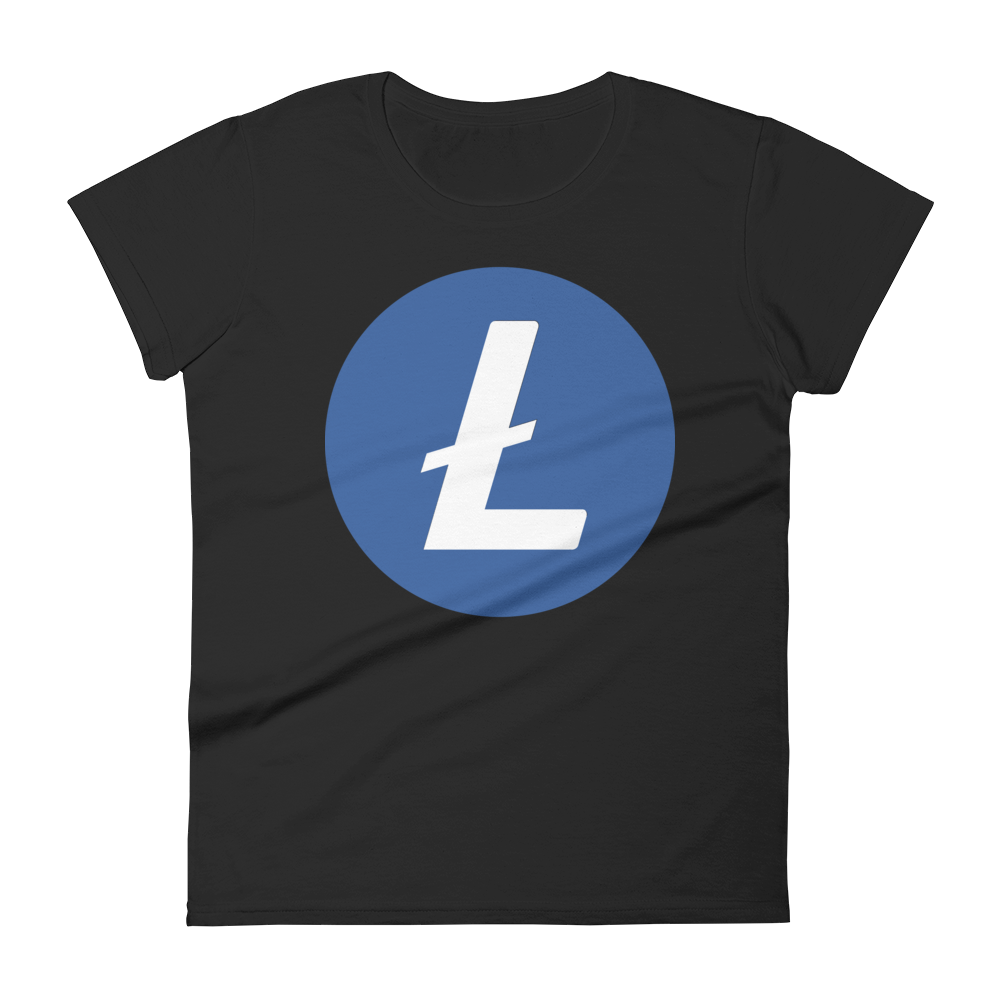 Litecoin Women's T-Shirt  zeroconfs Black S 