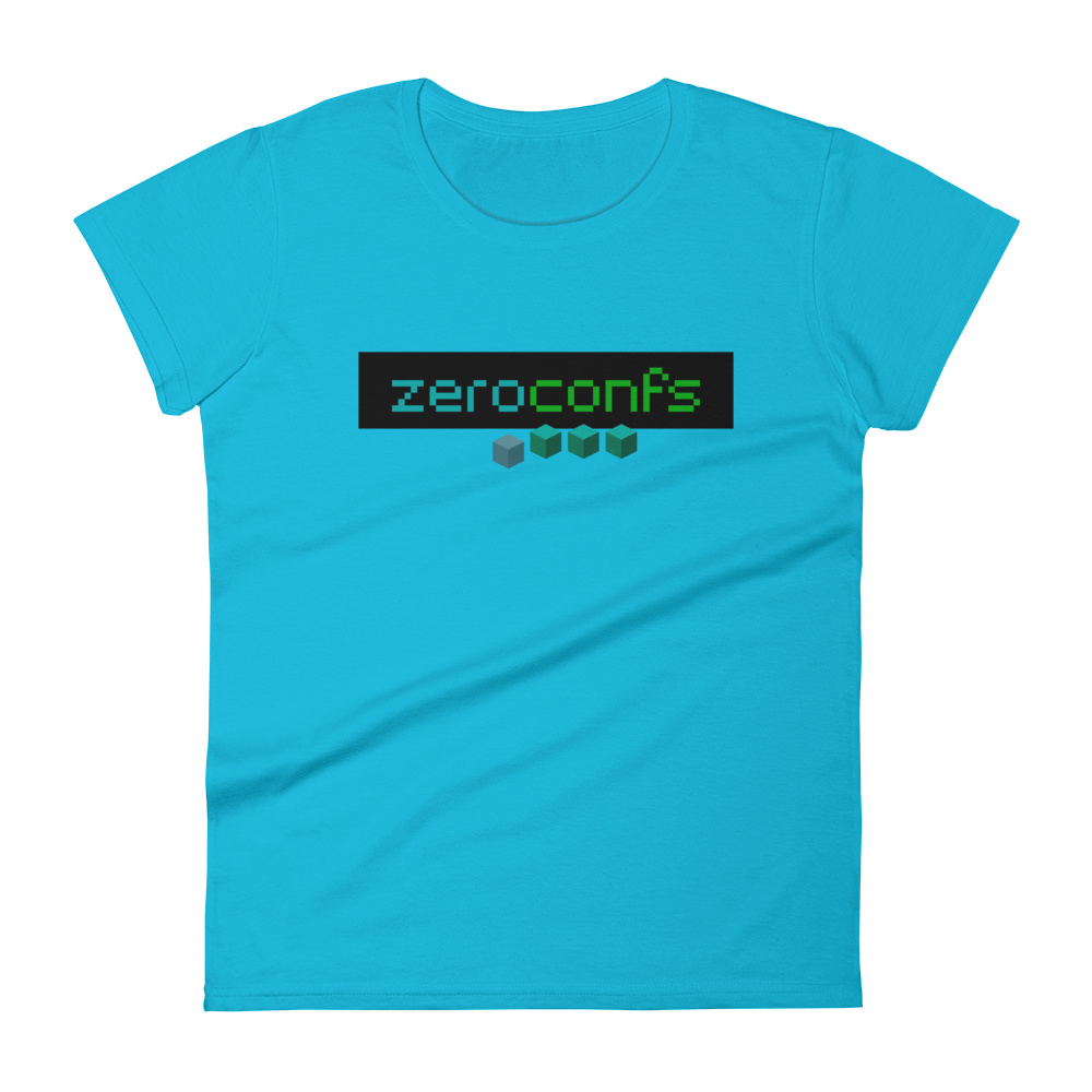 Zeroconfs.com Women's T-Shirt  zeroconfs Caribbean Blue S 