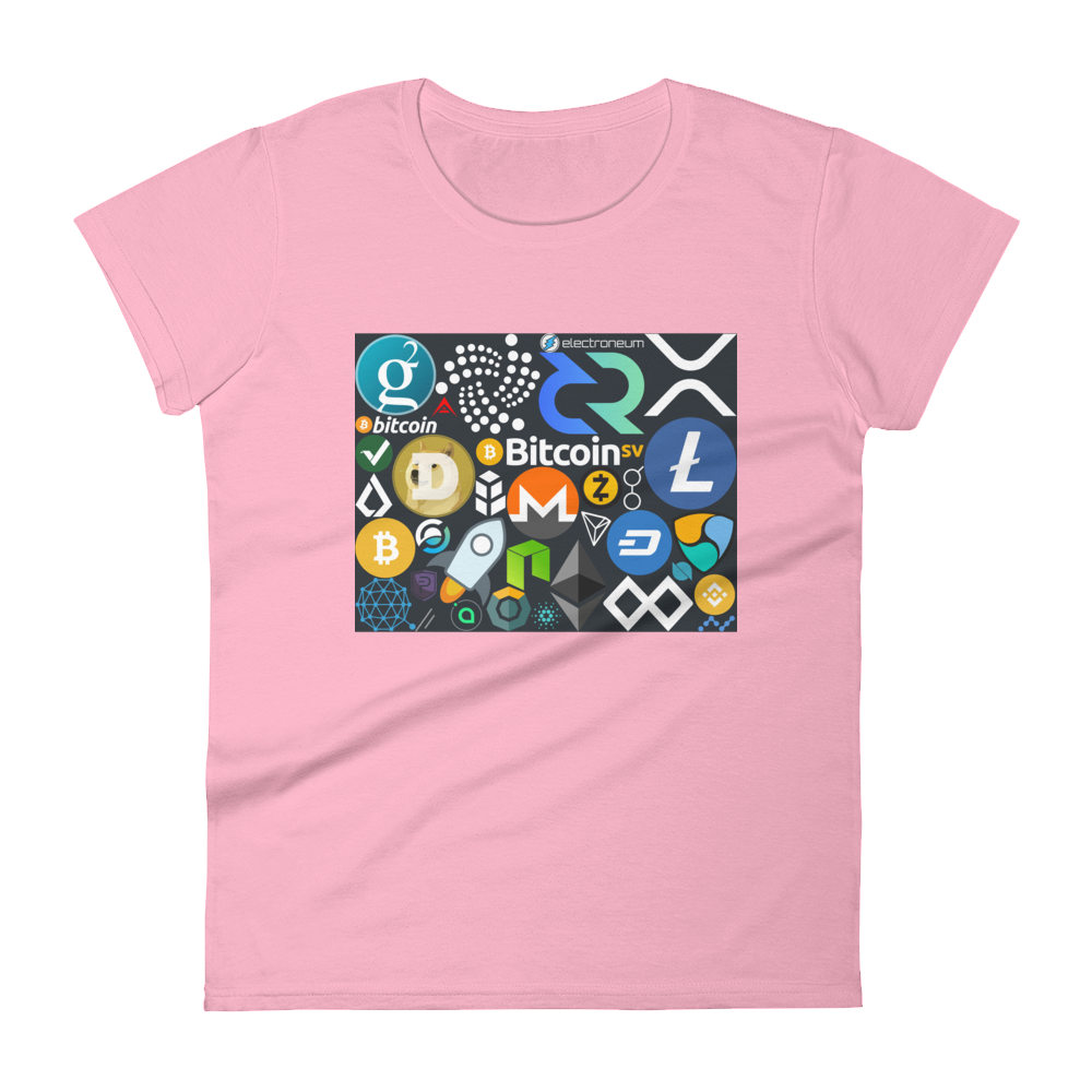 Crypto Calling Women's T-Shirt  zeroconfs Charity Pink S 