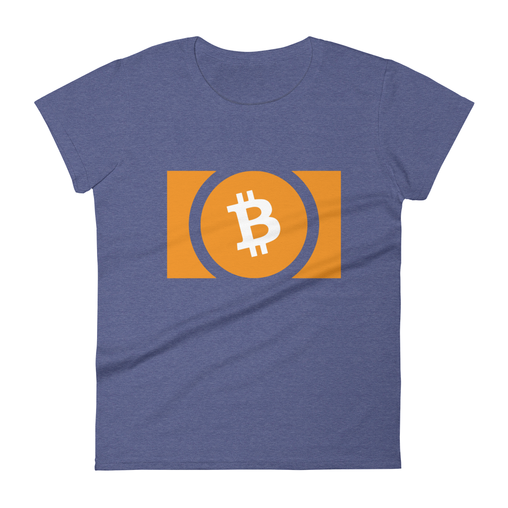 Bitcoin Cash Women's T-Shirt  zeroconfs Heather Blue S 