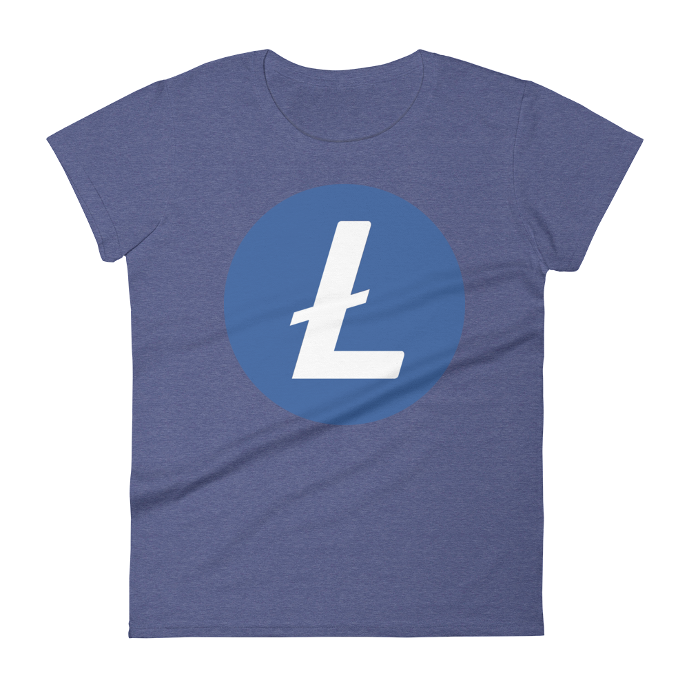 Litecoin Women's T-Shirt  zeroconfs Heather Blue S 