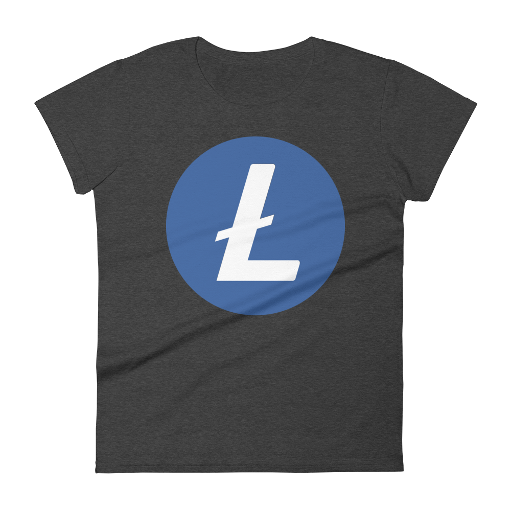 Litecoin Women's T-Shirt  zeroconfs Heather Dark Grey S 