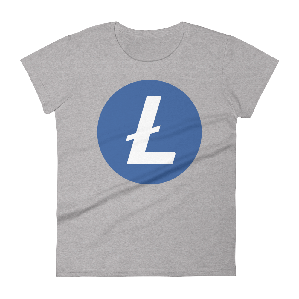 Litecoin Women's T-Shirt  zeroconfs Heather Grey S 