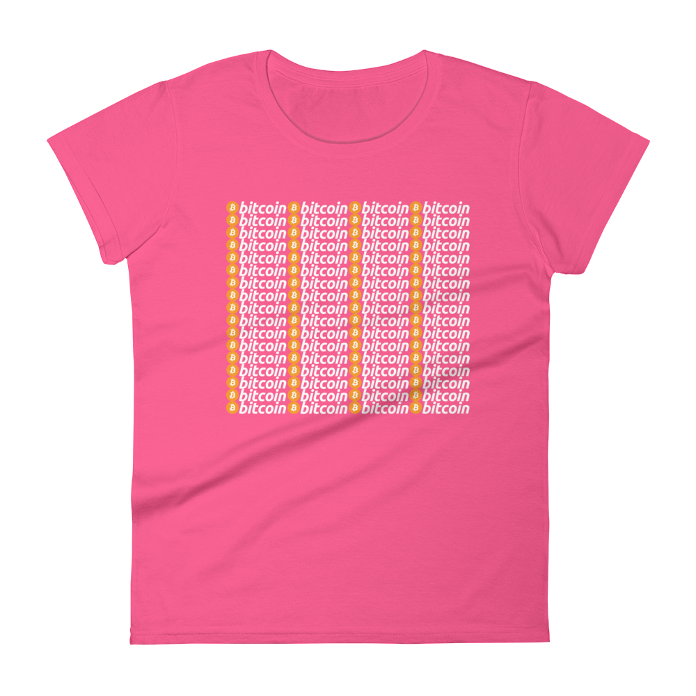Bitcoins Women's T-Shirt  zeroconfs Hot Pink S 