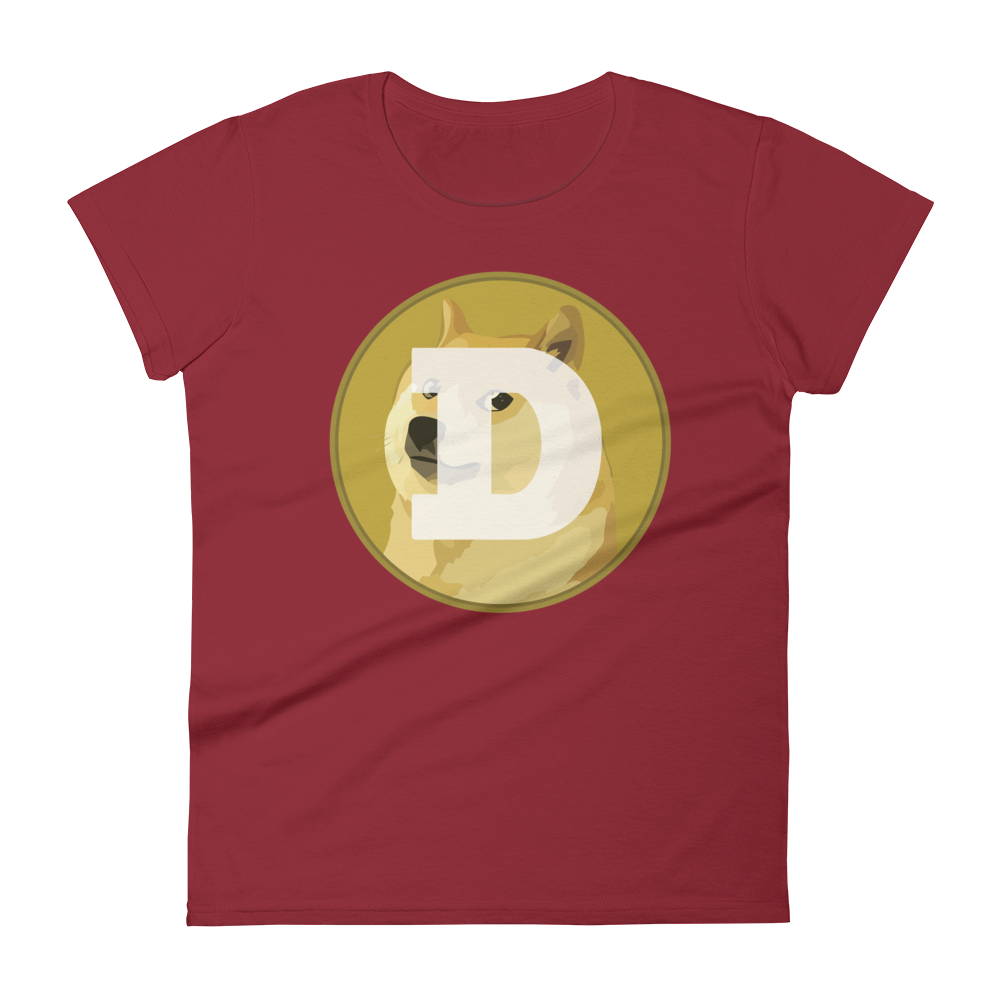 Dogecoin Women's T-Shirt  zeroconfs Independence Red S 