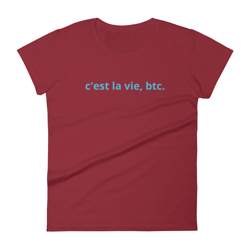 Such Is Life, Bitcoin Women's T-Shirt  zeroconfs Independence Red S 
