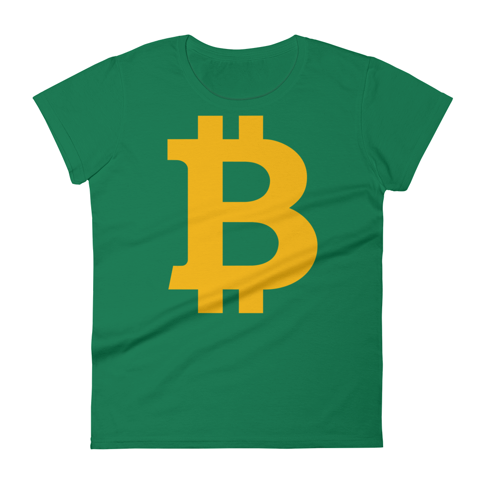 Bitcoin B Women's T-Shirt  zeroconfs Kelly Green S 