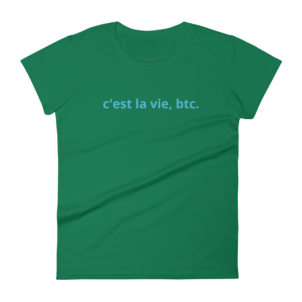 Such Is Life, Bitcoin Women's T-Shirt  zeroconfs Kelly Green S 