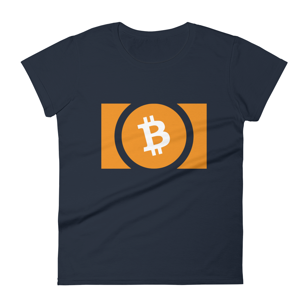 Bitcoin Cash Women's T-Shirt  zeroconfs Navy S 