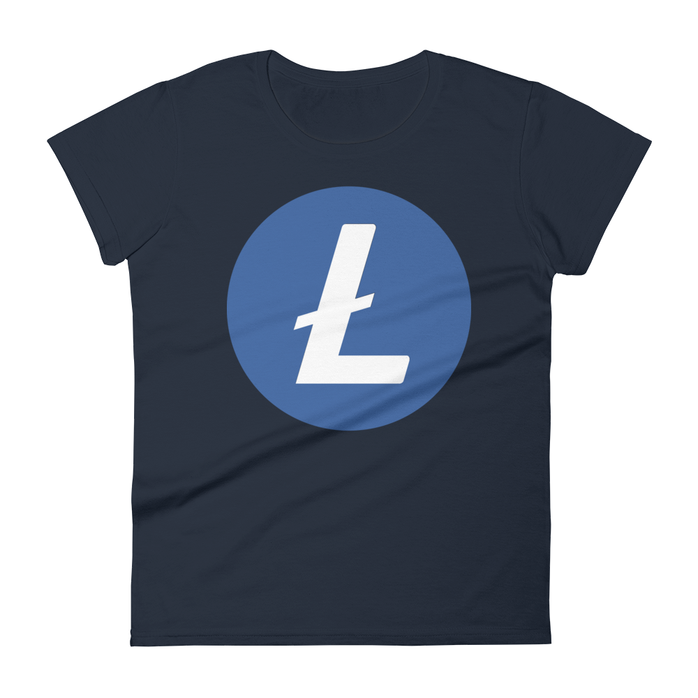 Litecoin Women's T-Shirt  zeroconfs Navy S 